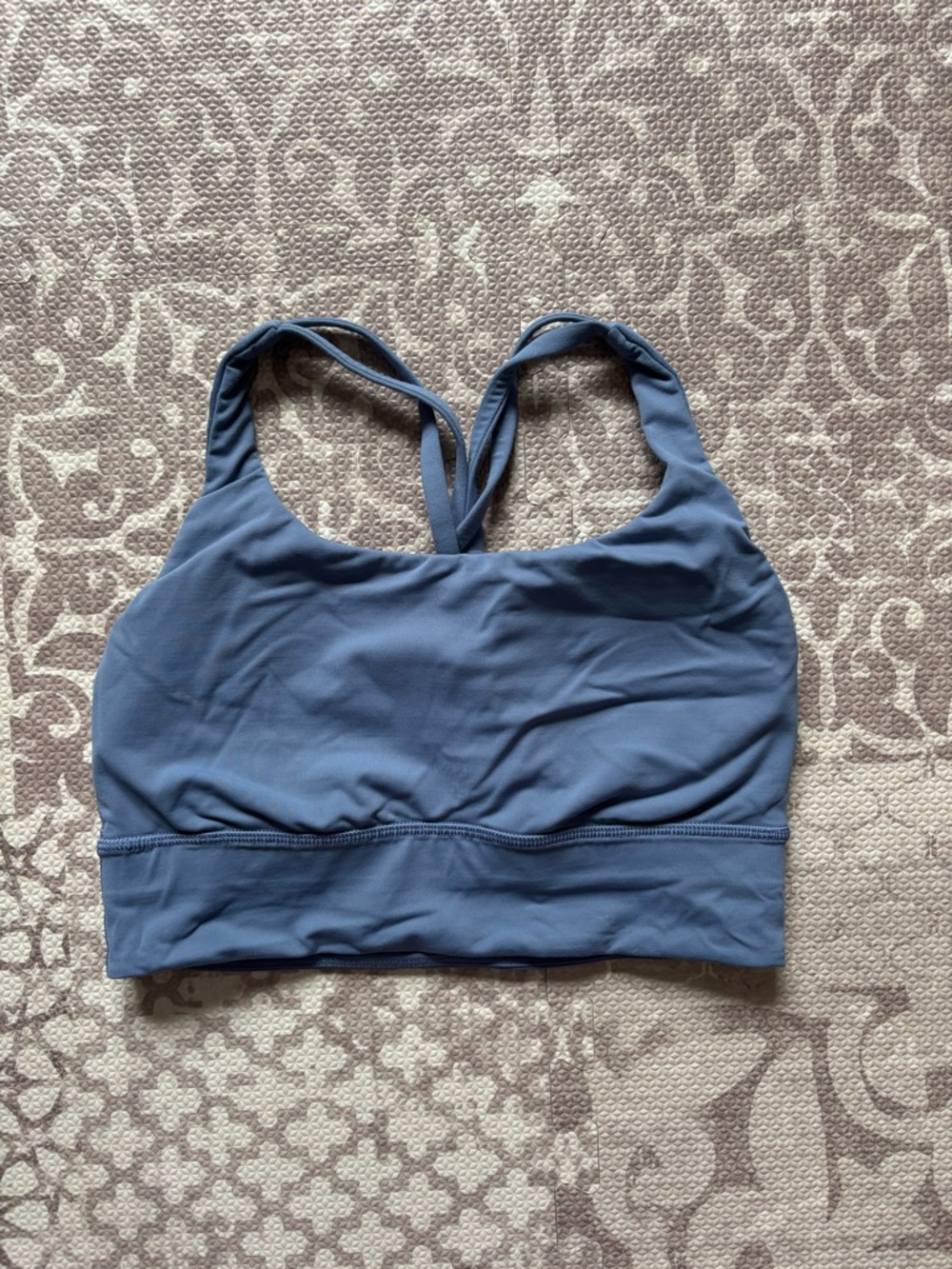 lululemon athletica Soft Blue Racerback Sports Bra